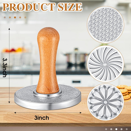 Molde De Metal Para Hacer Galletas Con 3 Sellos Para Galleta