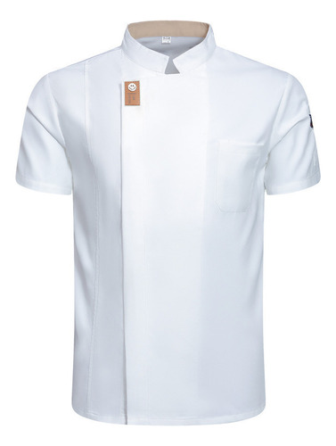 Camisa De Chef De Manga Corta Para Hombre Y Mujer Chef Jacke