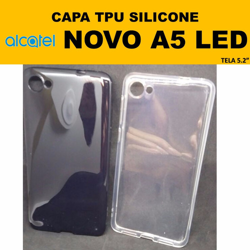 Capa Celular Alcatel A5 Max Led Tela 5.2 + Pelicula Vidro