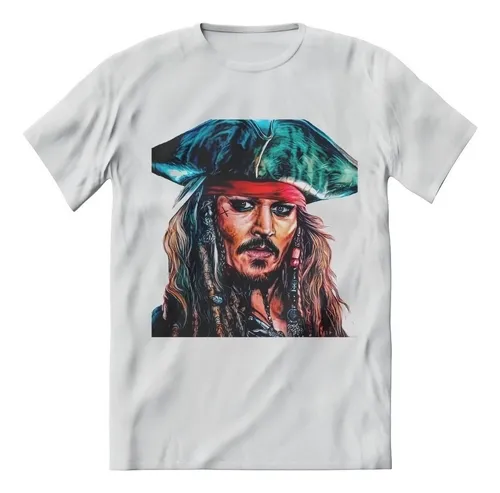 comprar Remera Jack Sparrow Johnny Depp Algodón Premium Dtg 02