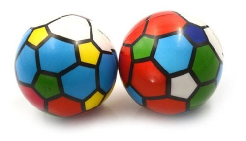 Sorpresa Pelota Fútbol Multicolor × 6 Antiestrés Cotillón