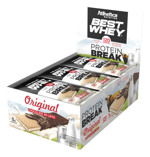 Best Whey Protein Break Original Cobertura Chocolate Ao Leit Sabor Original Cobertura Chocolate Ao Leite Original