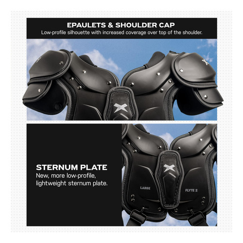 Hombreras Xenith Flyte, Tallas Para Jóvenes