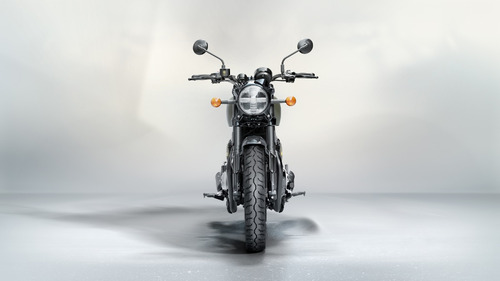 Royal Enfield - Shotgun 650 - (plasma Blue, Green Drill)