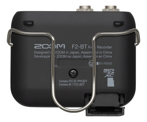 Zoom F2 Bt Grabador Portatil Bluetooth Mic Lavalier Color Negro