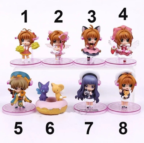 Sakura Card Captors - 7 Cm - Apenas Modelo 8 Na Caixa