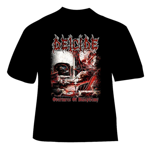 Polera Deicide - Ver 02 - Overtures Of Blasphemy