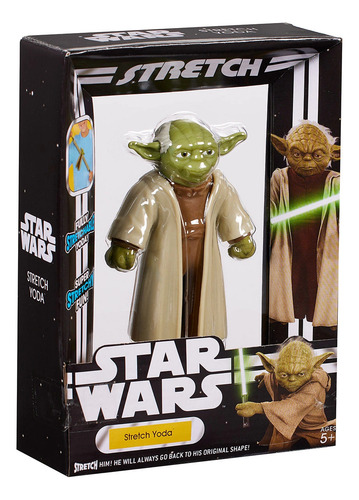 Boneco Elástico Mestre Yoda Saga Star Wars Original - Sunny