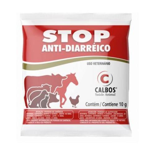 Anti-diarreico Stop Calbos 10gr. X 5 Und. Uso Veterinario. 