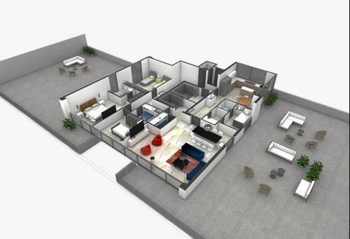 Imagen 8 de 12 de Venta,4 Amb,torre Lumiere,corrientes 3800,almagro