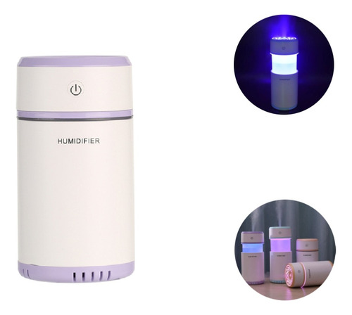 Humidificador Ultrasonico Aromaterapia Usb Luces Led Colores