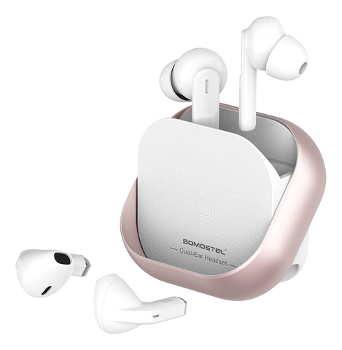 Fone De Ouvido Sem Fio-bluetooth 5.3, Duplo Com Dois Pares