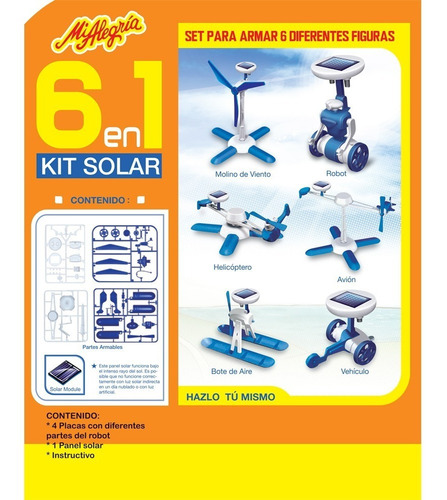 Imagen 2 de 3 de Kit Solar 6 En 1 - Mi Alegría