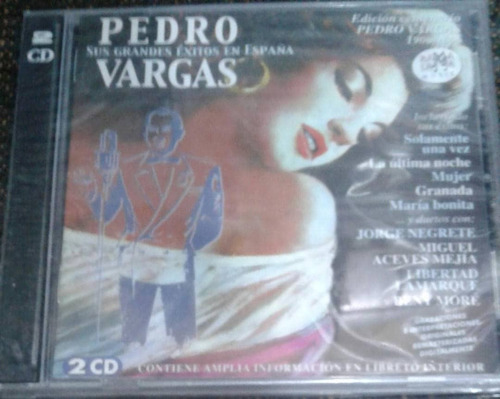 Pedro Vargas Sus Grandes Exitos.  Cd Original Nuevo Qqb. Mz