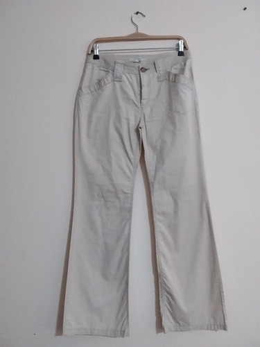 Pantalón Zara Mujer Beige Talle 38 Impecable 