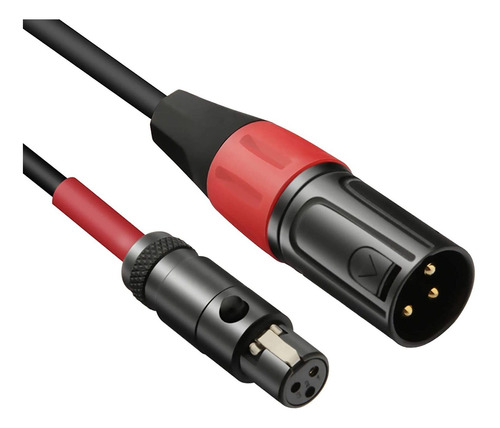 Cable Mini Xlr A Xlr, 3 Pines Mini Xlr Hembra Ta3f A Xl...