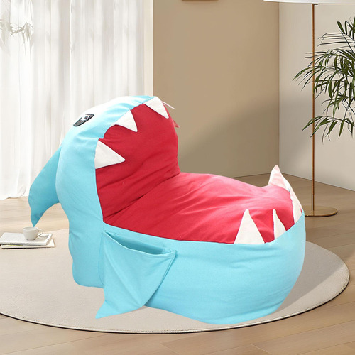 Lindo Sofá For Niños Con Forma De Tiburón, Silla Con