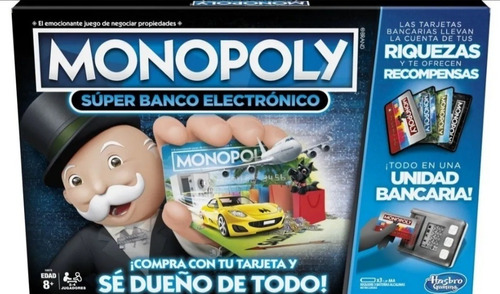 Monopoly Super Banco Electrónico E8978 Hasbro Sryj