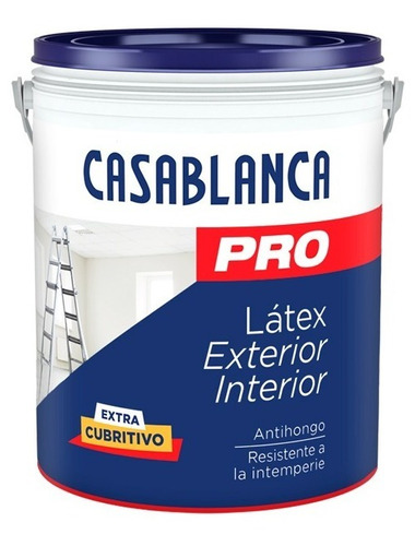 Latex Casablanca Pro Interior Exterior 10 Lts | Giannoni 