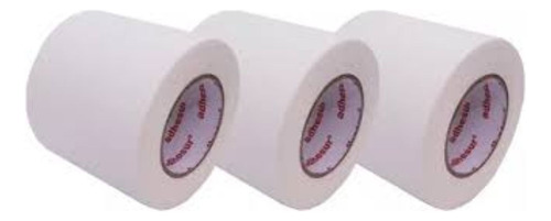 Cinta De Tela Plus - Venda Adhesiva Deportiva - Pack X3 Blanco