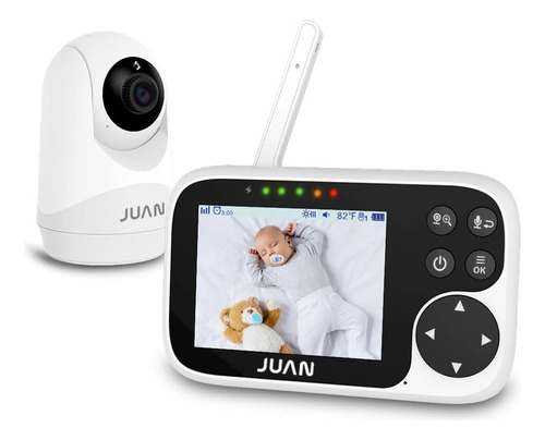 Monitor De Video Para Bebés Con Cámara Y Audio Pantalla Lcd 