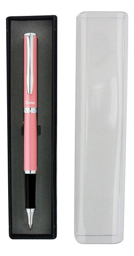 Bolígrafo Pentel Sterling K611 0.7 Mm Tinta Gel Líquida Color De La Tinta Negro Color Del Exterior Rosa