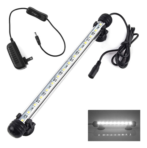 Luz Led Para Acuario, Luz Blanca Para Pecera, Sumergible...