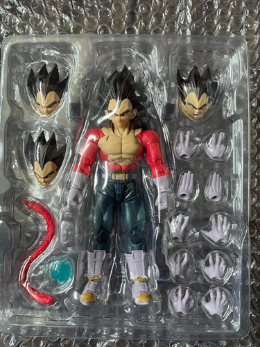 \/ Figura De Acción Shf Ssj4 Vegeta De Dragon Ball Gt,