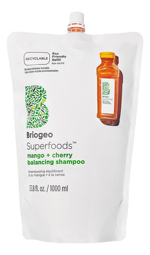  Briogeo Superfoods Mango + Cherry Oil Control & Balance Sham