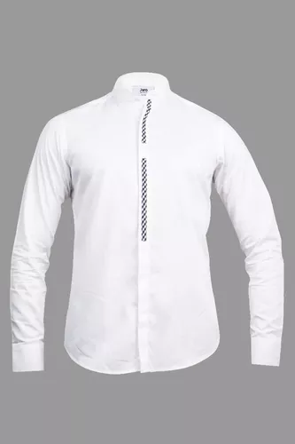 Camisa Los Caballeros Blanca Cuello Pechera Para Hombre | Cuotas sin interés