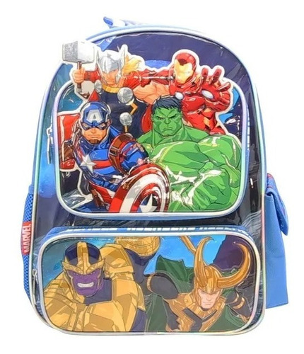 Mochila Avengers Marvel Escolar Espalda 16´´ Los Vengadores