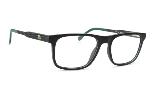 Armazón Lacoste L2875 Negro Con Verde (con Estuche)