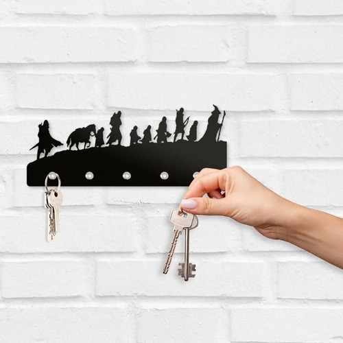 Imagem 2 de 2 de Porta Chaves 25x10cm Jornada Beek Geek's Pch-02