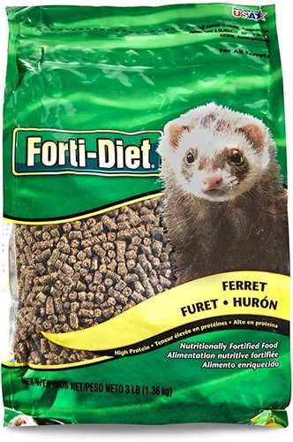 Alimento Kaytee Forti Diet Hurones 3 Lb / 1.13 Kg