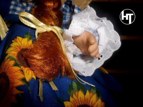 Imagen 6 de 10 de Precious Moments, Sunflower Sally, Muñeca, Figura, 12 Pulgad