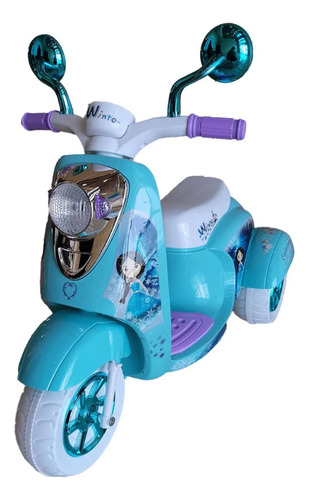 Triciclo Elétrico Carro Motorizado Azul P/crianças Até 25kg 