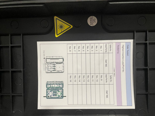 Caja Nap De Segundo Nivel Ftth 1/8-1/16 Fiberhome