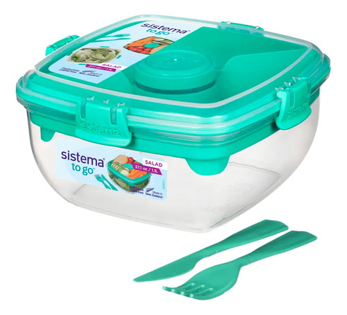 Tupper Vianda Sistema 1.1 Lt + Cubiertos Libre Bpa - El Rey