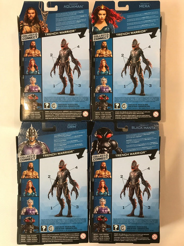 Aquaman Complete Wave Dc Multiverse Mera Black Manta Orm Dc (Usado)