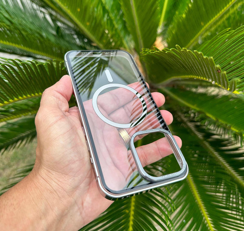 Funda Metálica Magsafe For iPhone 15 Pro, Pro Max
