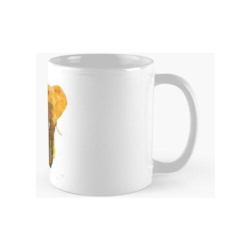 Taza Arte De Animales Elefante Calidad Premium