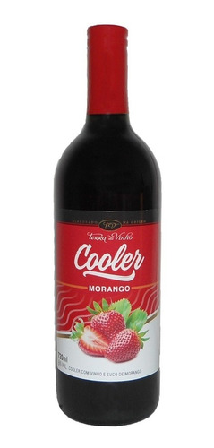 Cooler Vinho Branco C/ Suco De Morango - Terra Do Vinho