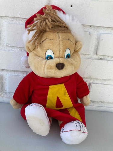 Peluche D Alvin Y Las Ardillas Dl 1990 Navidad Original Usad