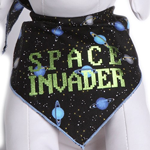 Tail Trends Bandanas Para Perros Space Invader Diseño De Ju