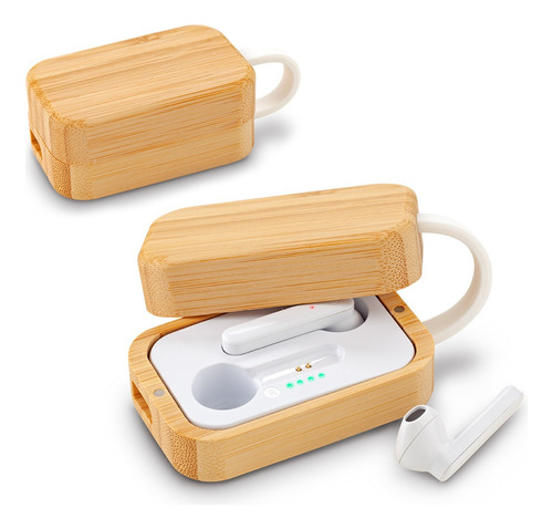 Audifonos Bluetooth Jett Bamboo Funciona Como Manos Libres