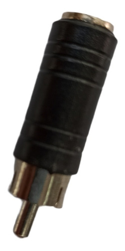 Conector Rca Macho Plug Convertidor A 3.5 Mm Hembra