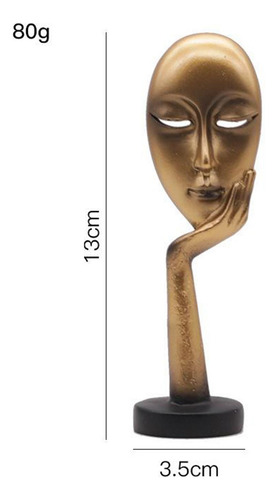 2 Decoración Del Hogar Estante De Oficina Gold El 13x3.5cm