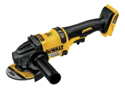 Amoladora angular inalámbrica DeWalt DCG414B color amarillo 1700 W + accesorio