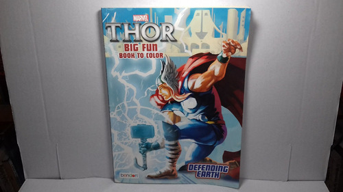 Livro Marvel Thor Big Fun Book To Color  Livro De Colorir