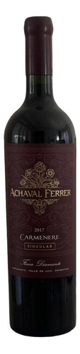 Vinho Achaval Ferrer Singular Carminere Edição Limitada 750m